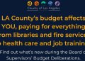 Fiscal Budget For Los Angeles County 2023 – 2024 Will Be Deliberated On June 26