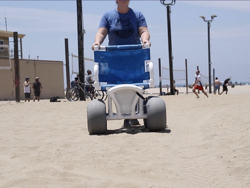 New Beach Wheelchair Rental Program At Heal The Bay Aquarium