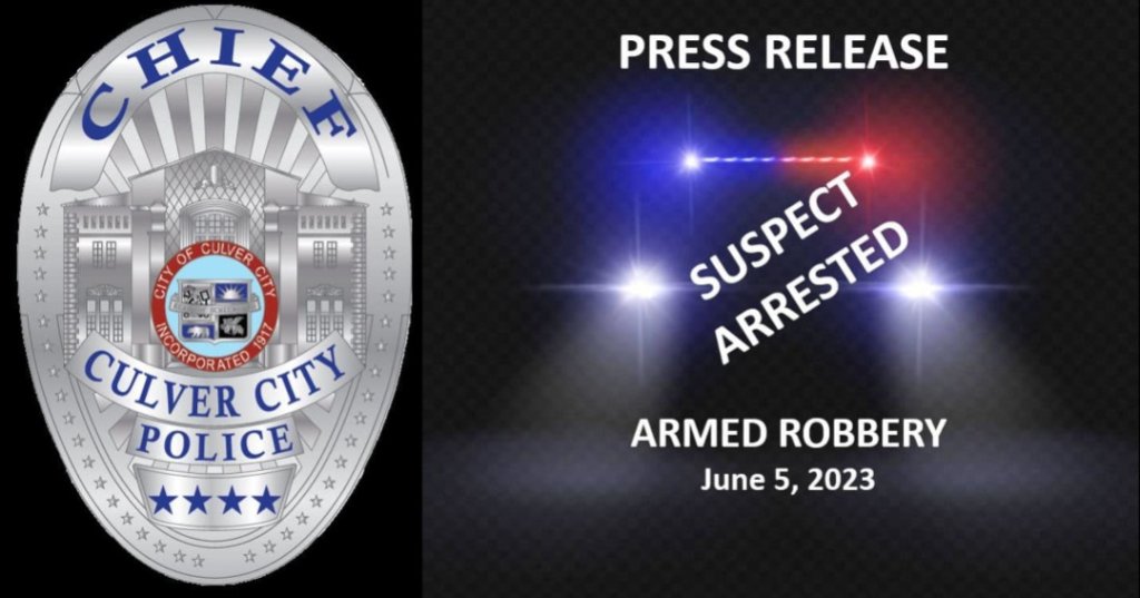 Suspect In A Robbery And Stabbing Has Been Apprehended By Culver City Police - Vimarsana News