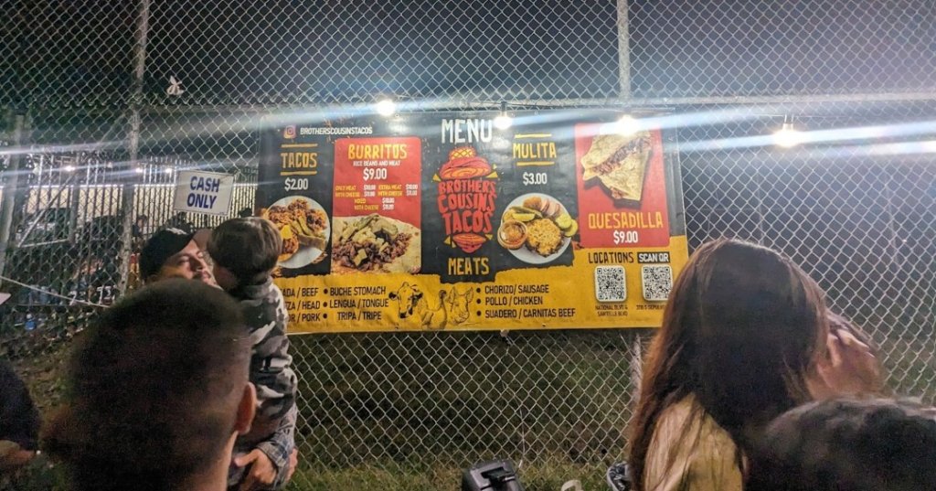 (Video) Long Line At Brothers Cousins Tacos Pop Up WestsideToday