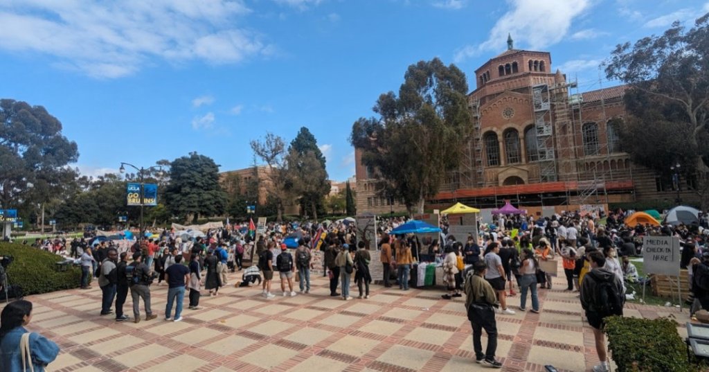 UCLA Students for Justice in Palestine Establish Palestine Solidarity Encampment - Vimarsana News
