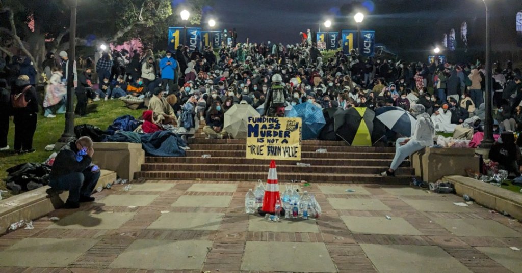 UCLA Gaza Solidarity Encampment Dismantled After Night of Counter Protesters' Violence - Vimarsana News