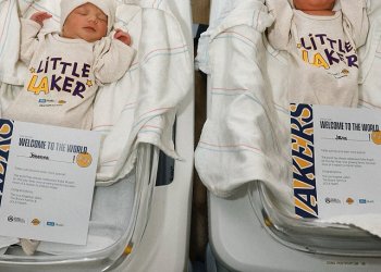 Kobe Day Tribute: Lakers Welcome UCLA Newborns With Purple-and-Gold Gifts