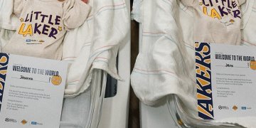 Kobe Day Tribute: Lakers Welcome UCLA Newborns With Purple-and-Gold Gifts